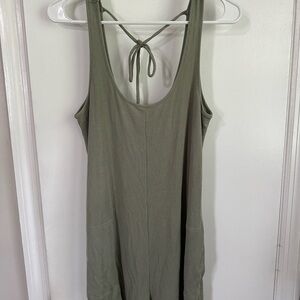 American Eagle Outfitters Olive Ribbed Top